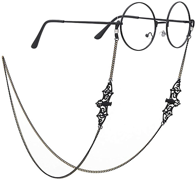 #ad Eyeglasses Chain for Women Men Glass Sunglasses Strap Holder Eyewear Black