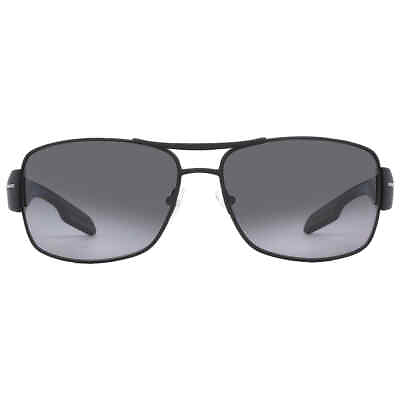 #ad Prada Linea Rossa Polarized Grey Gradient Rectangular Men#x27;s Sunglasses PS 53NS