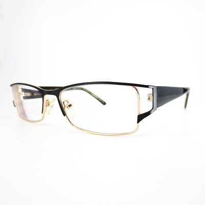 #ad Chelsea morgan CM202240 BLK GLD Eyeglasses Frames Black Rectangular 53 16 135 $49.99