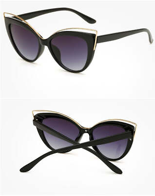 #ad Luxury Cateye Vintage Classic Kat Sunglasses
