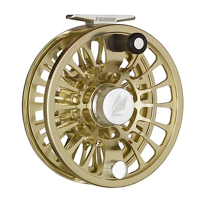 #ad Sage Thermo 12 16 Fly Reel Color Champagne NEW FREE FLY LINE