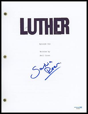 #ad Saskia Reeves quot;Lutherquot; AUTOGRAPH Signed Full Complete #x27;Episode One#x27; Script ACOA