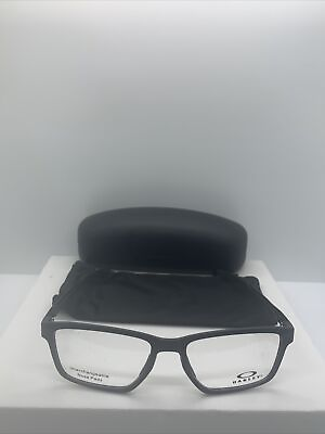 #ad NEW Oakley Metal Link OX8153 0155 Satin BLACK 55 17 136 Eyeglasses :A101