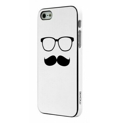 #ad Case Cover Protection Moxie Moustache amp; Glasses IPHONE 5 5S Se