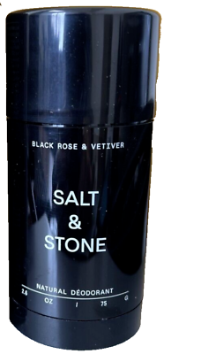 #ad SALT amp; STONE Women Men Natural Deodorant Extra Strength Black Rose amp; Vetiver