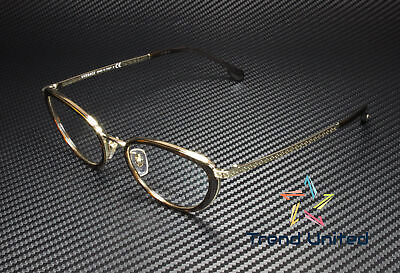 #ad VERSACE VE1258 1440 Havana Pale Gold Demo Lens 52 mm Womens Eyeglasses