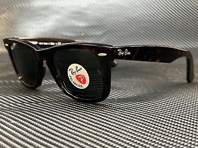 #ad RAY BAN RB2140 902 58 Havana Square 50 mm Unisex Polarized Sunglasses