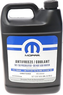 #ad Engine Coolant Antifreeze Mopar 68163849AB