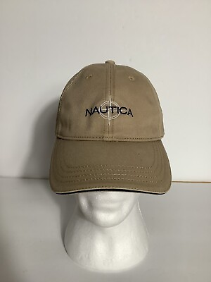 #ad Nautica Unisex Adult 100% Cotton Adjustable Strapback Hat