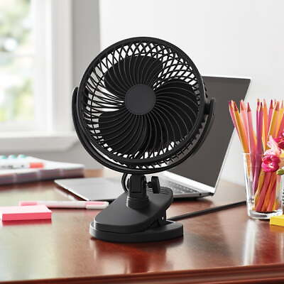 #ad 6 inch New Style Desktop or Clip on AC Electric Personal Indoor Fan