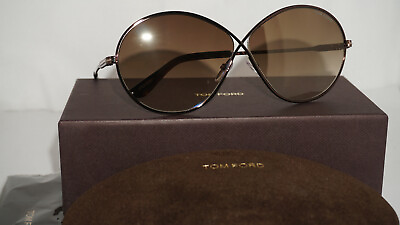 #ad TOM FORD New Sunglasses Rania 02 Bronze Brown TF564 48G 64 09 140