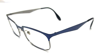 #ad Ray Ban RB6361 2863 Blue Metal Silver Eyeglasses Frame 52 17 140
