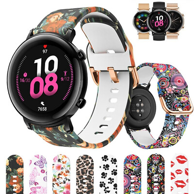 #ad For Samsung Galaxy Smart Watch Printing Silicone Watch Band Sport Strap Bracelet