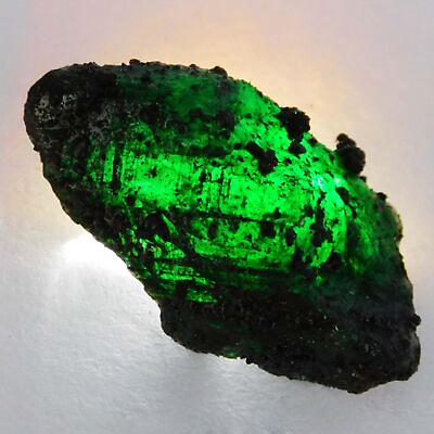 #ad 61 Ct Natural Emerald Huge Rough Earth Mined Certified Green Loose Gemstone