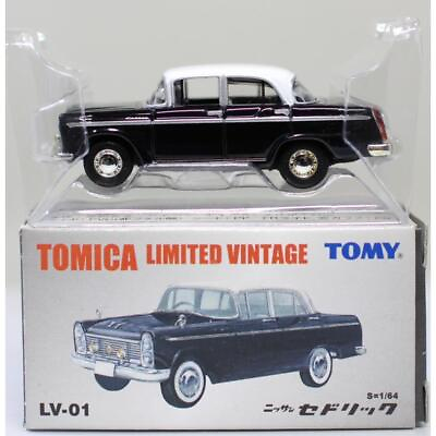 #ad Tomica Limited LV 01c Nissan Cedric Black White Roof