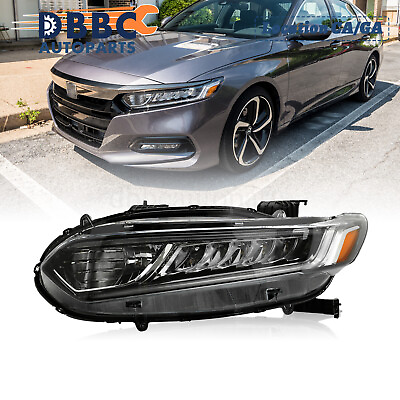 #ad For 2018 2020 Honda Accord W LED DRL Signal Headlight Assembly Driver Side Left
