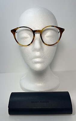#ad Warby Parker Morgan Eye Glasses FRAMES ONLY M 213 48 19 145 MESA TORTOISE Case $29.99