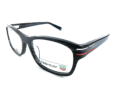 #ad New TAG Heuer TH 0534 534 003 53mm Gray Men#x27;s Eyeglasses Frame France