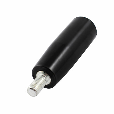 #ad M8x15mm Male Thread Black Shell Universal Revolving Handle Grip Knob $9.13
