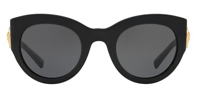 #ad Versace VE4353 Women Sunglasses Cat Eye Black 51mm New amp; Authentic