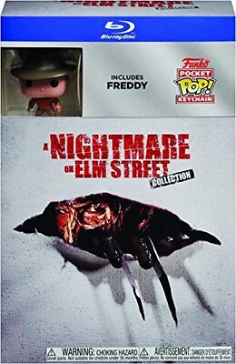 #ad A Nightmare on Elm Street Blu ray Collection 1 7 w Freddy Funko **NEW SEALED**