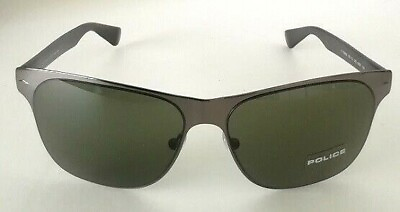 #ad POLICE gunmetal SUNGLASSES 8302G Clearance SALE100% Authentic ITALY Retired