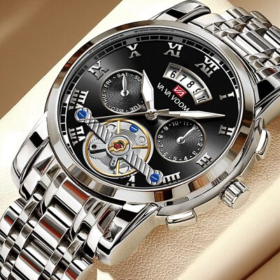 #ad Men Luxury Wristwatch Imitate Automatic Quartz Sports Watch For Men