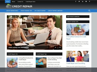 #ad Profitable CREDIT REPAIR Turnkey Niche Website Business For Sale $6.99