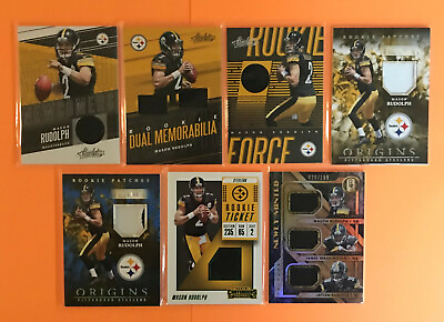#ad 2018 PANINI MASON RUDOLPH STEELERS QB ROOKIE PATCH CARDS YOU PICK MULTIPLE SETS