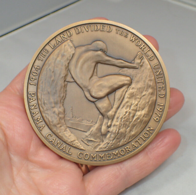 #ad Panama Canal 75th Anniversary Medal Pan Pacific International Exposition 1979 $99.99