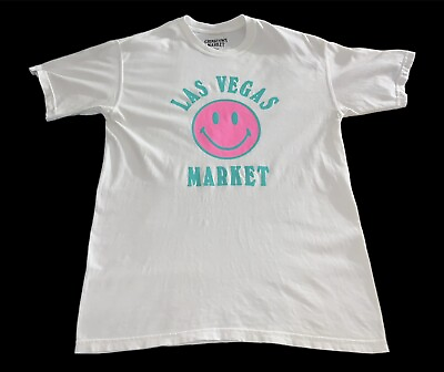 #ad Chinatown Market Las Vegas Smiley Graphic T Shirt Medium 20x29