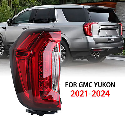 #ad 1PCS Left Driver Side Rear Brake Tail Light Lamp For GMC Yukon 2021 2024 LED