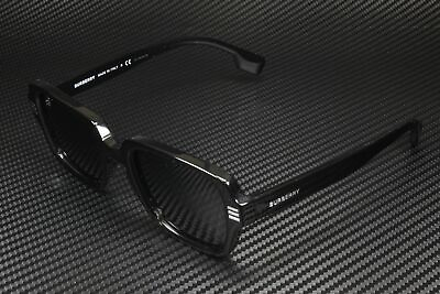 #ad BURBERRY Eldon BE4349 300187 Black Dark Grey 51 mm Men#x27;s Sunglasses $124.95