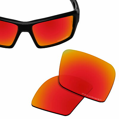 #ad HPO Anti Salt Water Replacement Lenses for OAKLEY Eyepatch 2 Red Polarized