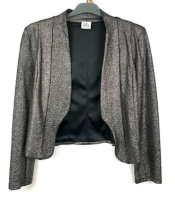 #ad MIA Bronze Copper Metallic Coat Cardigan Jacket for Women Size 10 Like New