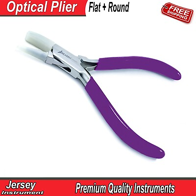 #ad Optical Round Flat Nose Plier Jewelry Making Tools Eyeglass Repair Instruments