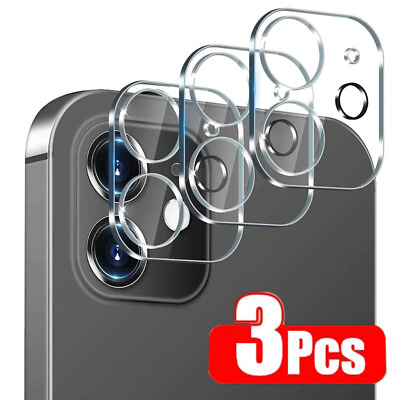 #ad 3 X Protector Lente De Camara for Iphone 11 12 13 Pro Pantalla Vidrio Templado P