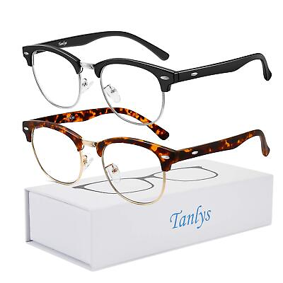 #ad Tanlys 2 Pack Blue Light Blocking Glasses for Computer Eye Strain Dry Eye amp; ...