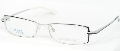#ad CHARMANT CH10404 SI SILVER BLACK EYEGLASSES GLASSES SUPER DURALUMIN 51 17 140mm $70.00