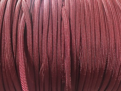 #ad 550 Paracord Type III 7 Strand Parachute Cord 10 25 50 100 ft Made in USA