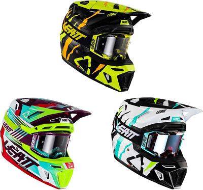 #ad Leatt Moto 8.5 Composite Helmet Kit 2023 Motocross Dirt Bike Offroad Adult
