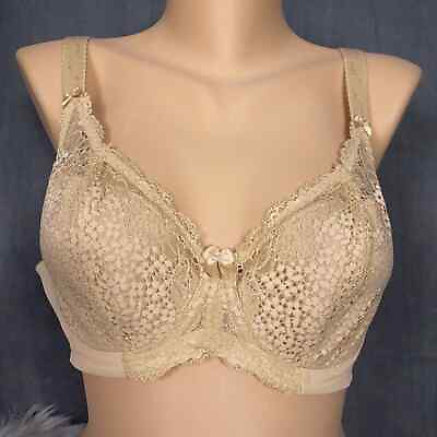 #ad New Goddess Size US 38C Michelle Padded Banded UW Bra GD5000 Sand