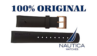 #ad NAUTICA AUTHENTIC BAND STRAP GOLD BUCKLE 22mm A14556G A24531G N17526G A19527G
