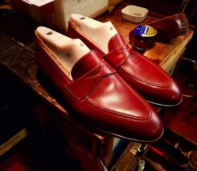 #ad Bespoke Handmade Leather Loafers Shoes Slip Casual Driving Mens Moccasins Shoe