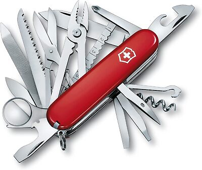 #ad Victorinox Swiss Army Multi Tool SwissChamp Pocket Knife Red 91 mm 1.6795