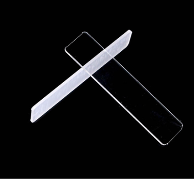 #ad 10PCS Professional Clear Acrylic Nail Art Tips Strips Training Practice Display