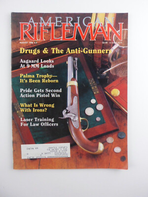 #ad Vintage American Rifleman Magazine August 1988
