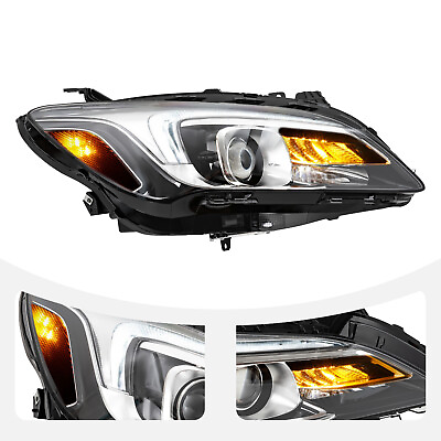 #ad LED Headlight Fit For 2017 2019 Buick Lacrosse DRL W AFS Passenger Right Side