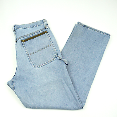 #ad Wrangler Riggs Carpenter Jeans Mens 32x32 Blue Dura Shield Workwear Outdoor