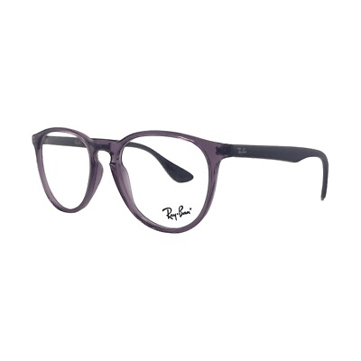 #ad Ray Ban RB7046 Erika Transparent Violet Eyeglasses 51mm 18mm 140mm 8139 $65.00